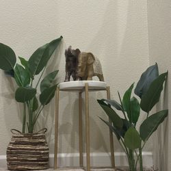 2 Faux Plants 