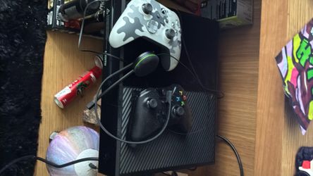 Xbox one , all cords two controllers.