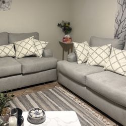 Brand New Super Plush Comfy Elegant Sofa Loveseat Set