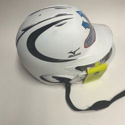 Mizuno MBH250 MVP G2 Mens Baseball Helmet L/XL L/XL White-Black