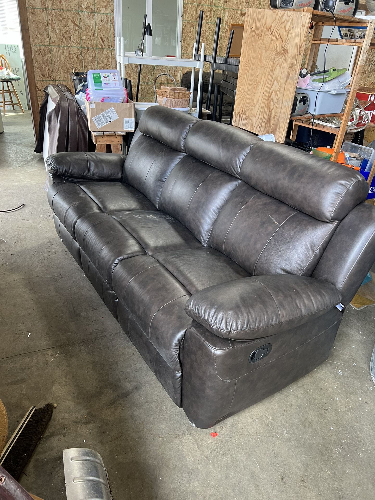 Abbyson Furniture Reclining Couch 