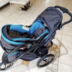 The Baby Trend Expedition Premiere Jogger Travel System Stroller