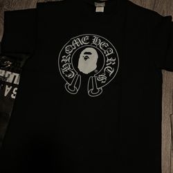 Bape Chrome Heart Shirt Size Small