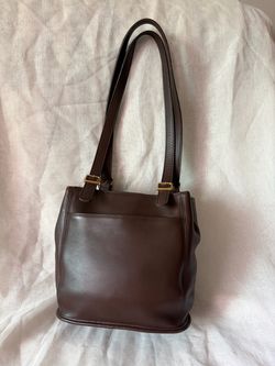Old Coach 90S Brown Leather Shoulder Purse