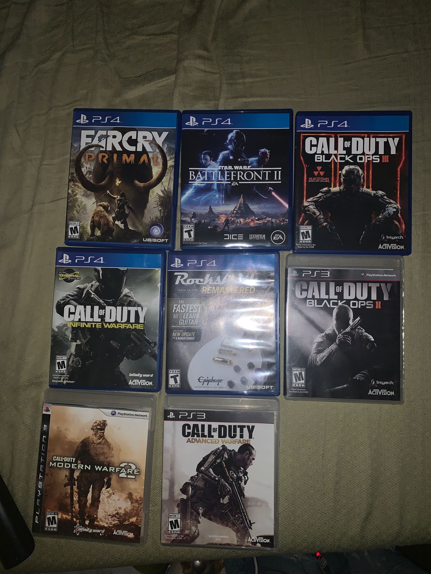 Ps4 and ps3 games
