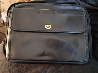 Leather Coach Brief Case