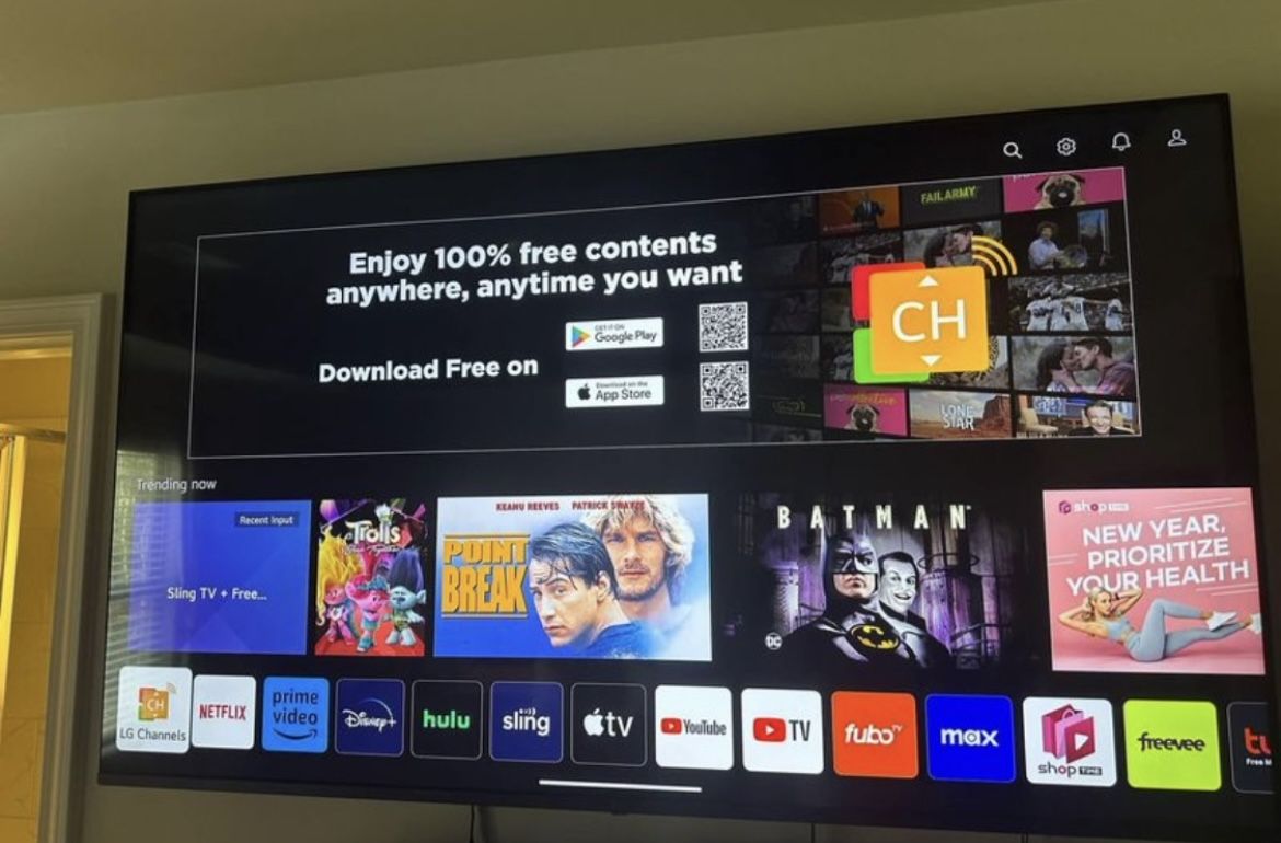 65" LG Smart TV