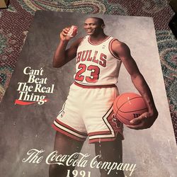 Michael Jordan Chicago Bulls Coca-Cola POSTER NOT FRAMED