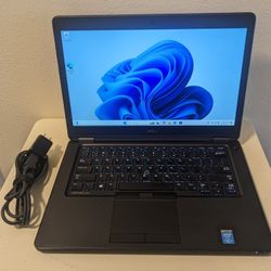 Dell 14.1" 1080p Laptop - Windows 11 Pro, Intel Core i5 3.0 GHz, 8gb RAM, Fast 128 GB SSD, Backlit Keys, Light/Thin/Good Battery! (MSRP $400)