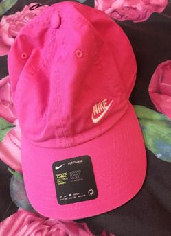 Pink nike hat
