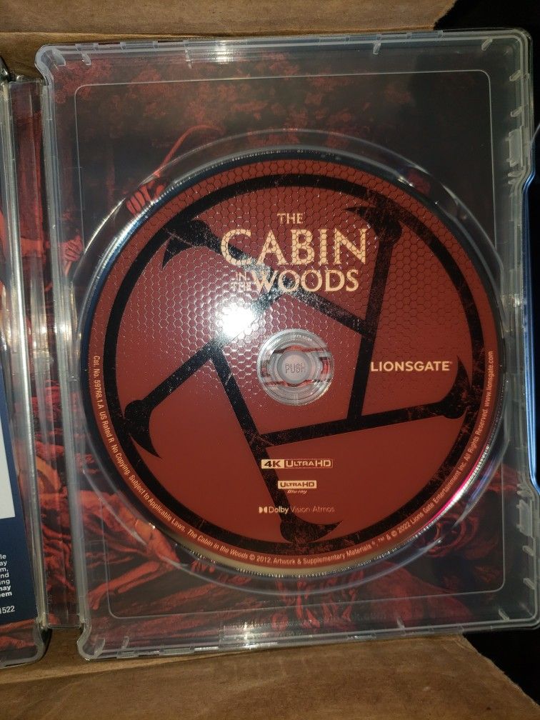 Cabin In The Woods 4k Ultra Hd Disc Only
