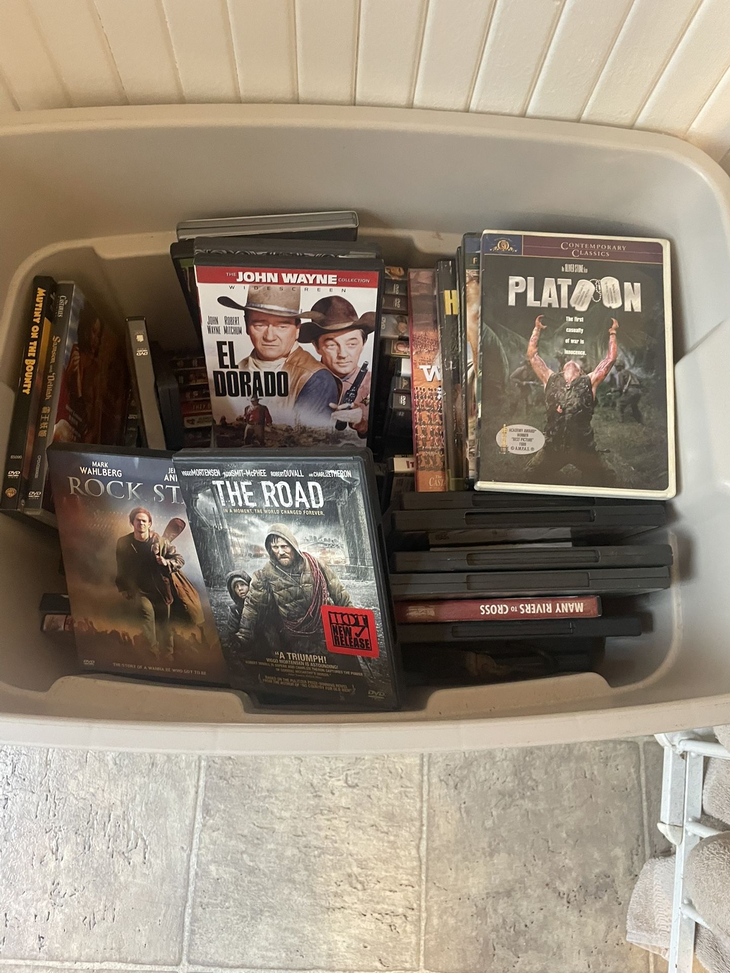 Used DVDs, some Blu-ray some new lots of classics older movies and also some new movies over 50