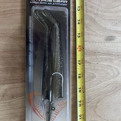 age Gear 7” Sand Eel Saltwater Fishing Lure, Swimbait, New