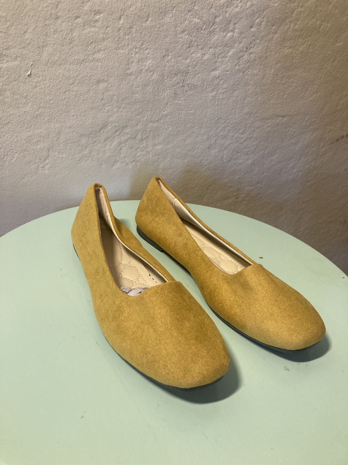 Brand New Yellow Flats (Size 41/Size 9 US)