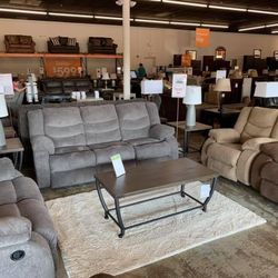 Reclining Sofa And Love Seat Available For Immediate Delivery