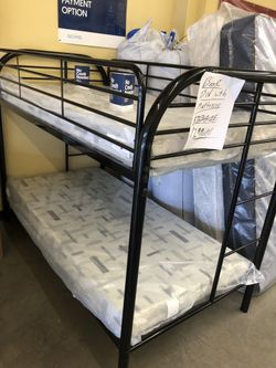 Bunk Bed with Mattresses