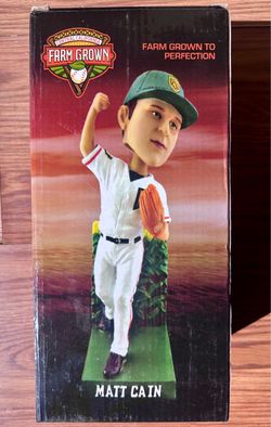 Matt Cain Fresno Grizzlies “Farm Grown” Bobblehead – NEW IN BOX