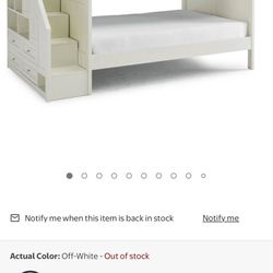 Twin Over Full Bunk Bed (includes Bottom Mattress)