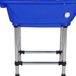 Flying Pig Pet Dog Cat Portable Bath Tub (Royal, 37.5"x19.5"x35.5")