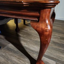 Clawfoot Table & Round Sewing Table