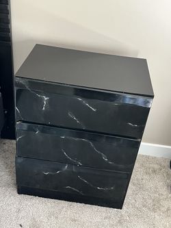 2 Black Dressers