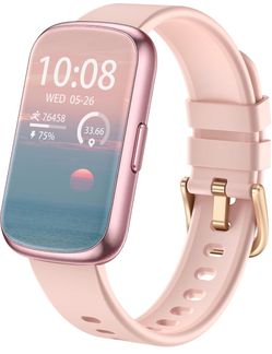 New In Box Smart Watch, Waterproof Fitness Tracker Bluetooth iPhone Samsung Pink
