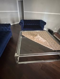 Beautiful glass coffee table