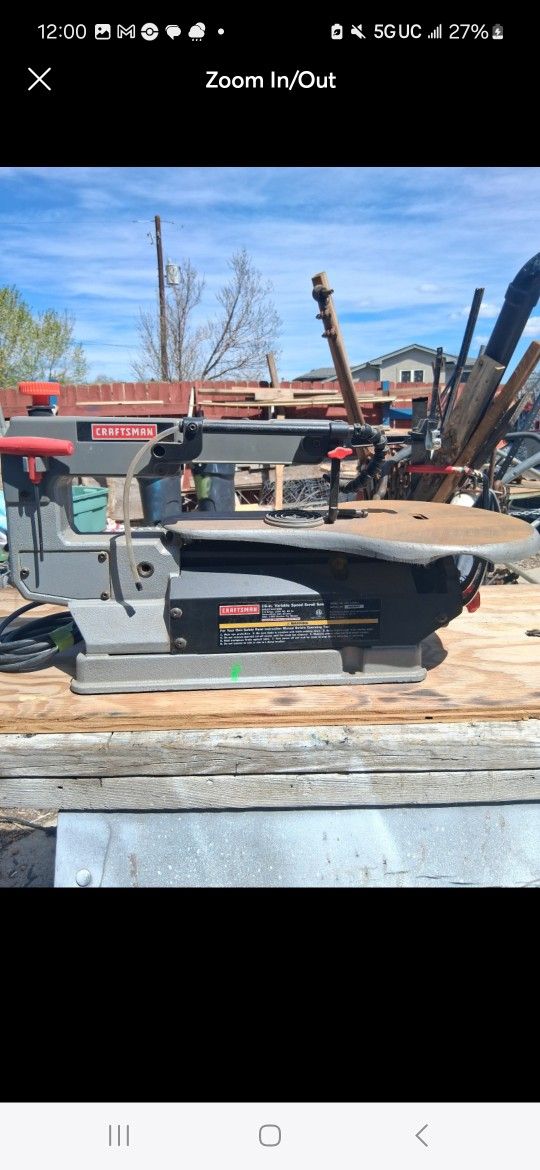 Craftsman Scroll Saw