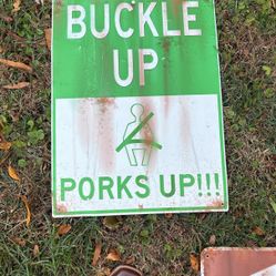 Pork Sign (Metal)