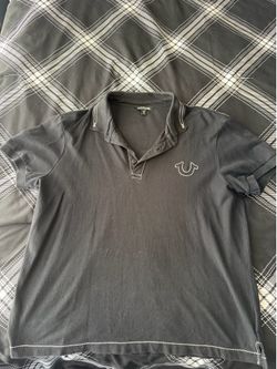 True Religion Polo Shirt - Men’s Size: M - Fits boxy and cropped, not standard fit - Used