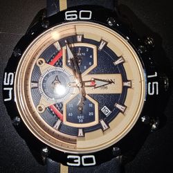 CAYON Gold Watch Men's Luxury Waterproof Quartz Wristwatch Fashion Business 