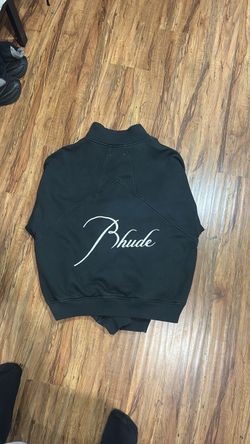 Rhude Black Quarter-Zip Sweatshirt $350 OBO
