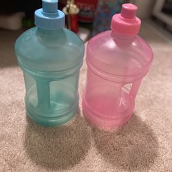 2 Refillable Water Bottles
