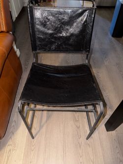 Black leather seats