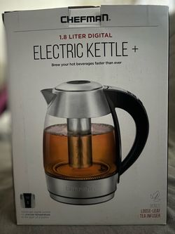 Brand New Chefman 1.8-Liter Digital Electric Kettle – Never Opened
