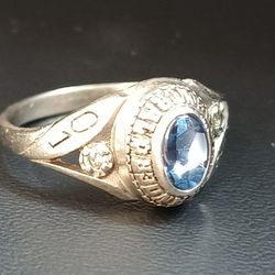 White Gold Class Ring