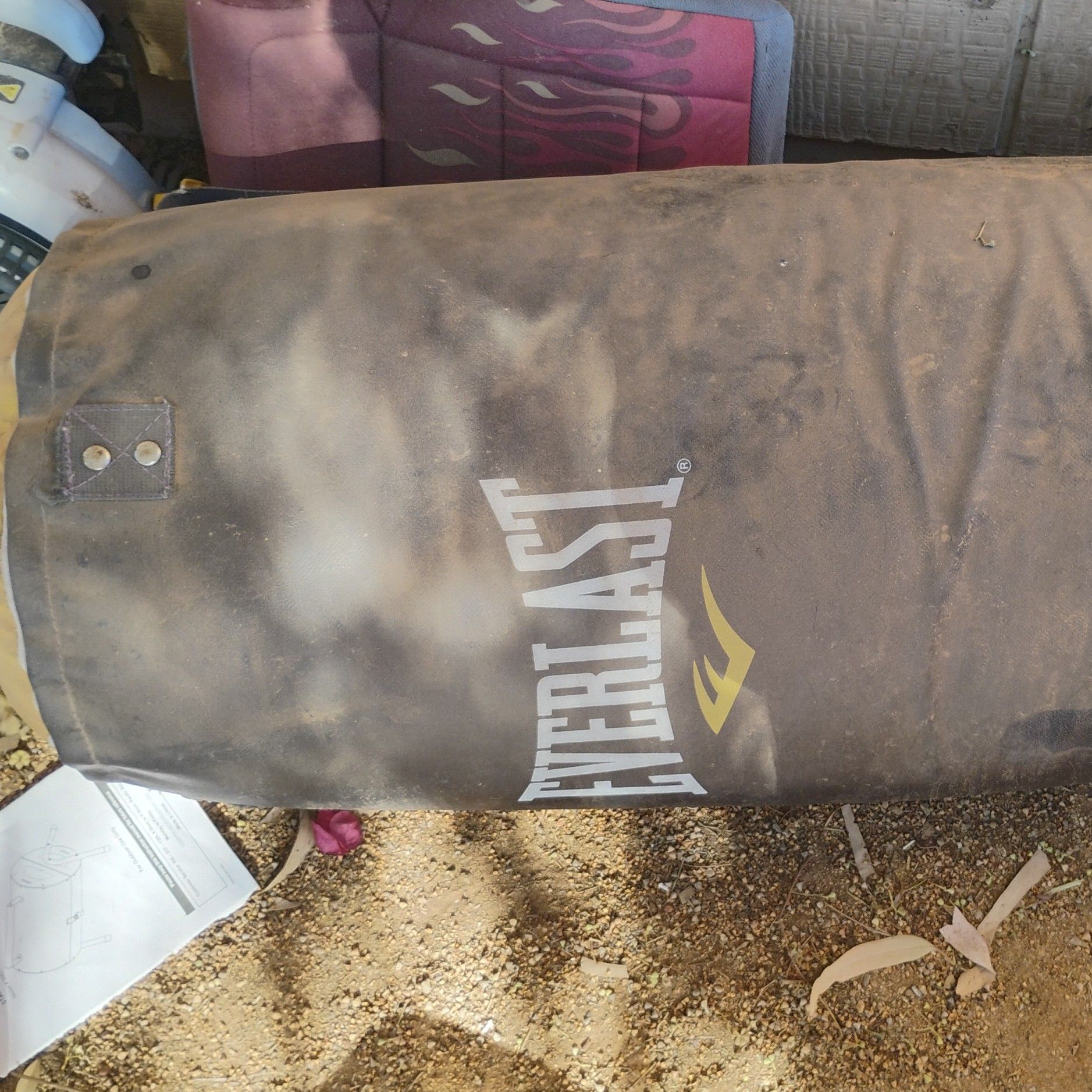 Brown Everlast Heavy Punching Bag