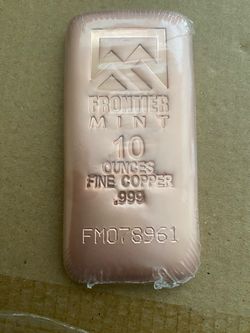 10 Ounce Copper Bar