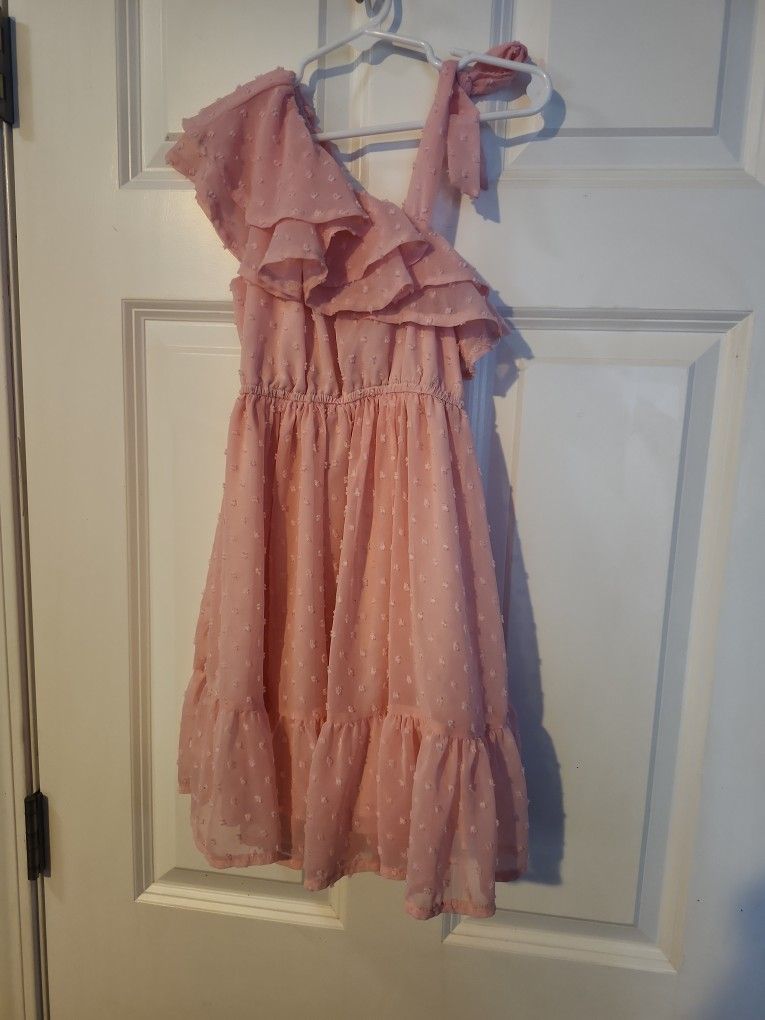 Grace Karin 6yr Girls Pink Summer Dress