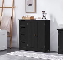 ❤️‍🔥 #C Wooden Bathroom Floor Cabinet,