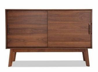 Wood Cabinet Credenza (Bettie Walnut Server)