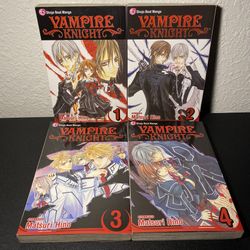 Vampire Knight Manga Vol 1-4