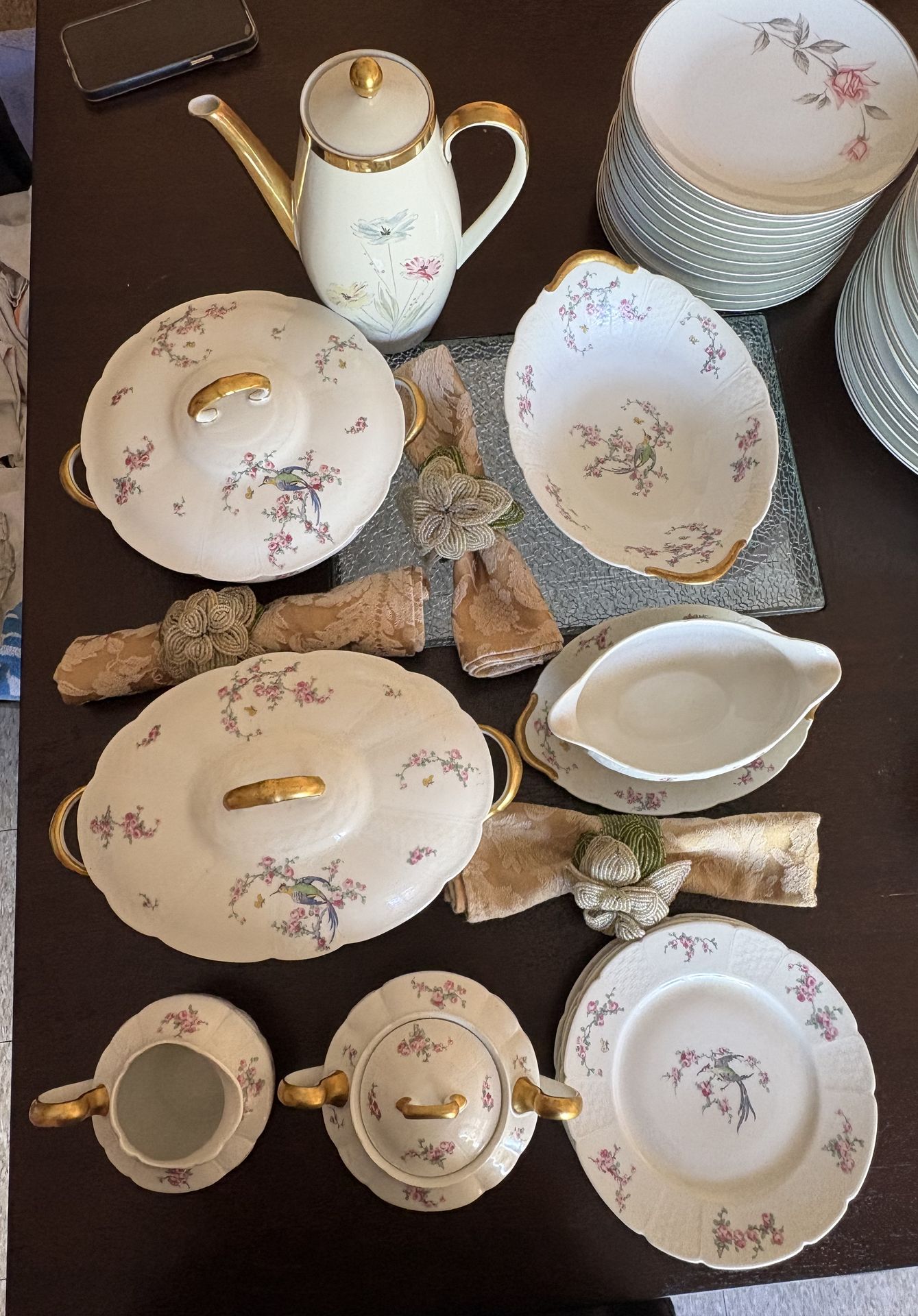 A Vintage set of Haviland Limoges dish set