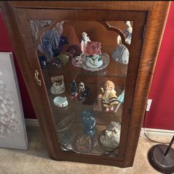  Antique Curio Cabinet Or Book Shelf