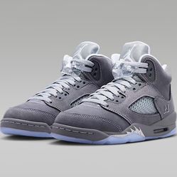Size 6Y-7Y (Grade School) - Air Jordan 5 Retro 2026 Wolf Grey 440888-002