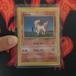 Ponyta Rare Pokemon Card