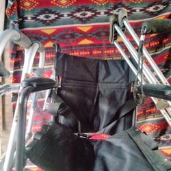 Brand New Medical Equipment Wheel Chair,  Walker , Chain & Pair Of Crutches Like new. All for Just  $75  
