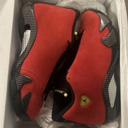JORDAN 14 FERRARI 2025 SIZE 9