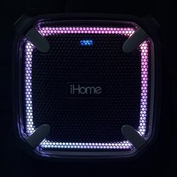 Color Changing IHome Bluetooth Waterproof Speaker 