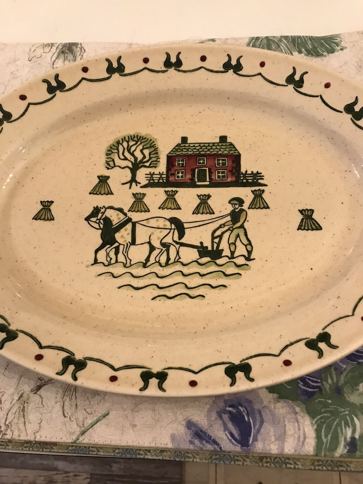 Poppytrail Serving Plate 13 x 10